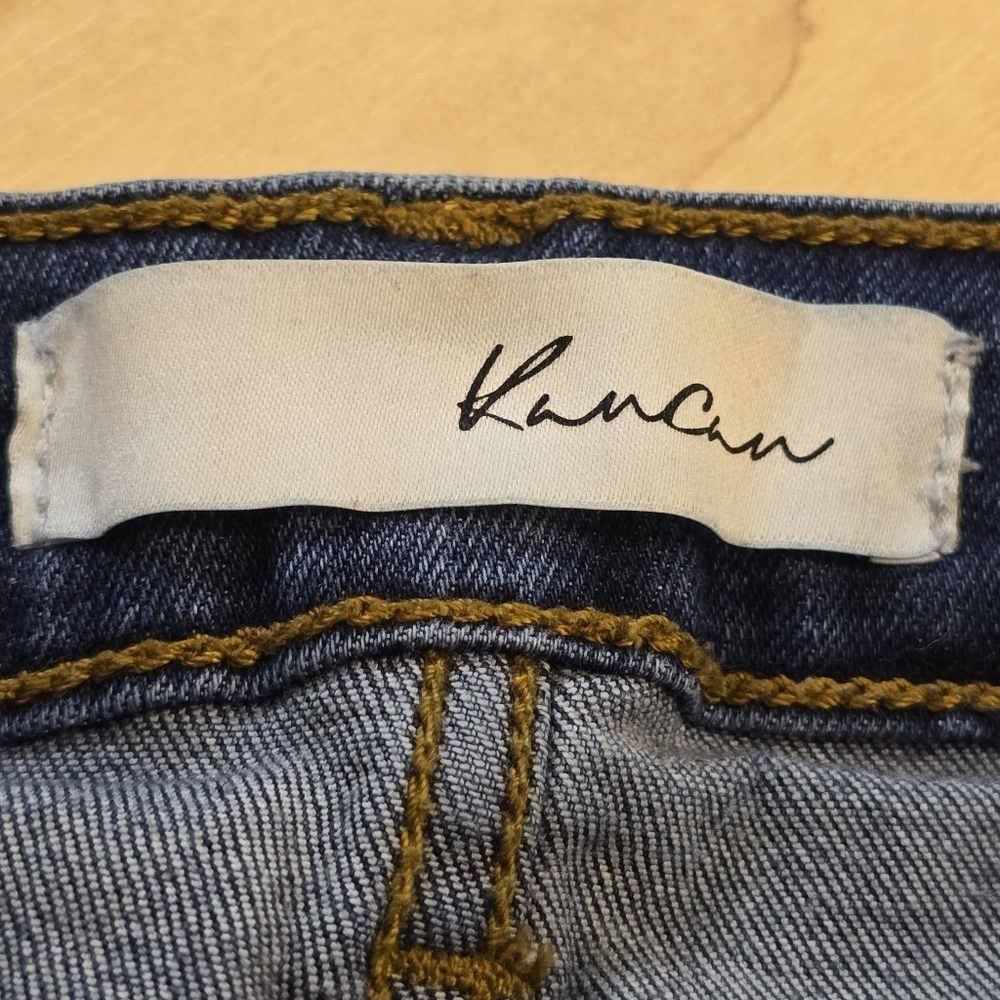 KanCan Button Fly Distressed Jeans Size 5/26 - Picture 11 of 12
